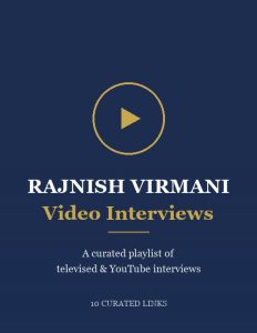 Rajnish Virmani – Video Interview Archive